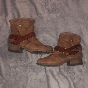 Brown booties
